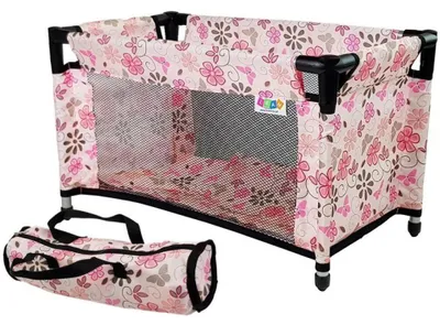 Image de Lit de poupée Alice Pink Flowers