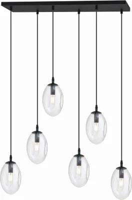 Zdjęcie produktu dla Żyrandol Emibig 6xE14 10W ASTRAL 6 przezroczysty klosz 1265/6