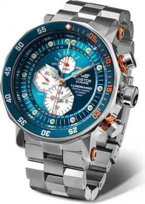 Produktbild von Vostok Europe Lunokhod 2 - Quarz Herrenuhr Multifunktion mit Edelstahlarmband