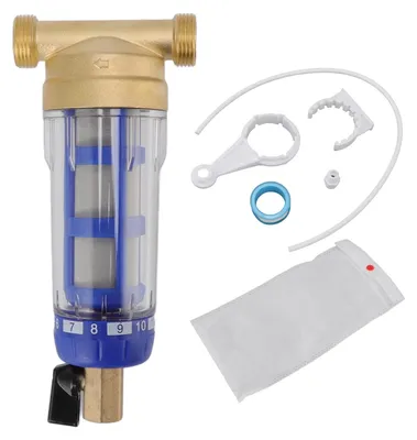 Image de Filtre à eau pour l'eau potable, filtre à eau réutilisable, pré-filtre pour filtre d'eau domestique