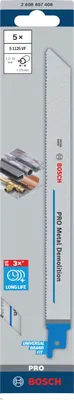 Produktbild von PRO Metal Demolition S1125VF Säbelsägeblatt, 1,25 x 19 x 225 mm, 5-tlg.