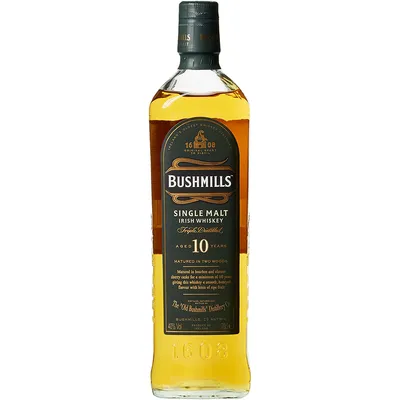 Produktbild von Bushmills Single Malt Irish Whiskey Triple Distilled 10 Jahre 700 ml