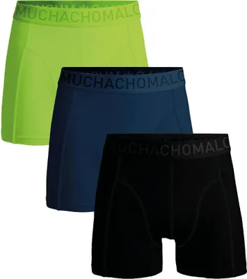 Produktbild von Muchachomalo Herren Boxershorts – 3er Pack – Microfaser & Stretch – Leichte Sport-Unterwäsche – Größe S - U-MICROFIB1010-179