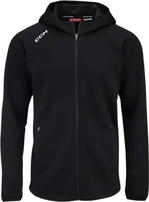 Obrázek produktu pro CCM Locker Room Full Zip Hoodie Black L Hokejová mikina