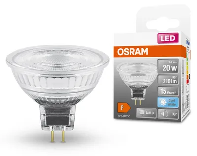 Image de Osram 4058075796775 LED bulb Cool white 4000 K 2.6 W GU5.3 F