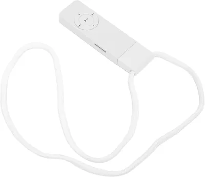 Produktbild von Prenosný hudobný prehrávač MP3 USB Sport U-Disc Slim, ľahký prehrávač hudobných médií MP3 (biela karta (nahá))