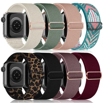 Immagine prodotto di Solidchoice - Bracciali sportivi in nylon elastico per Apple Watch