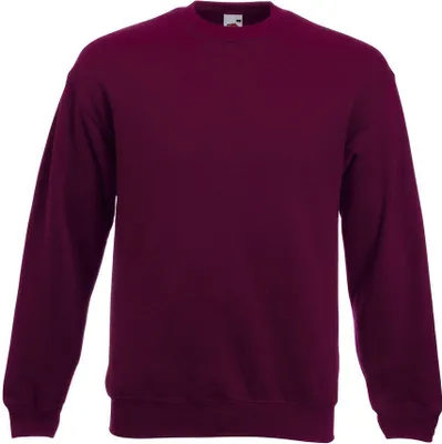 Produktbild von Fruit of the Loom 62-154-0 | Herren Premium Set-In-Sweat - Farbe: Burgundy - Größe: L