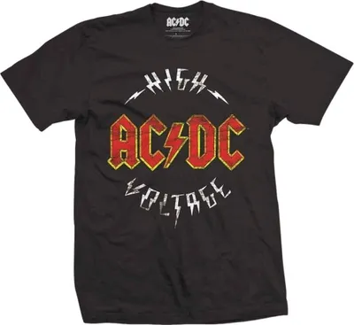 Produktbild von AC/DC High Voltage Black L T-Shirt