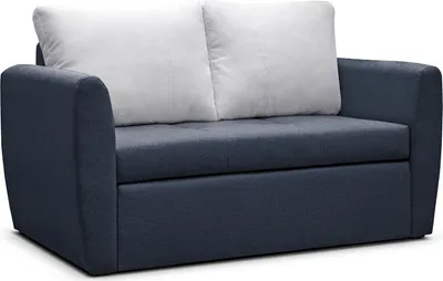 Produktbild von Sofa mit Schlaffunktion und Bettkasten, Couch für Wohnzimmer, Schlafsofa Federkern Sofagarnitur Polstersofa Wohnlandschaft mit Bettfunktion - 150 x 90 x 95 cm Sara 120 (Blau)