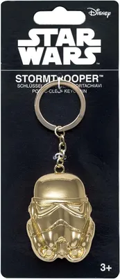 Produktbild von Star Wars 98911 Storm Trooper Goldiger Schlüsselanhänger