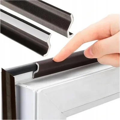 Produktbild von Fensterdichtung Türdichtung Selbstklebend Dichtungsband 4 m x 22 mm Braun für Fenster Türen
