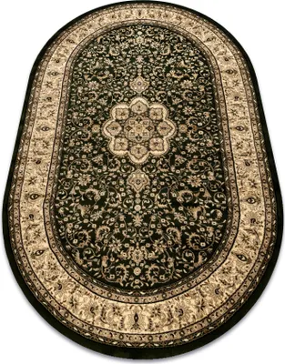 Produktbild von Teppich ROYAL ADR Oval modell 521 grün Grün 100x180 cm