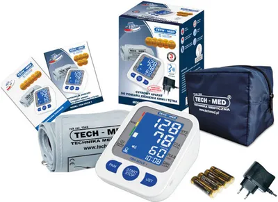 Image de TECH-MED tensiomètre digital pour le bras, fonction vocale, TMA-VOICE 1