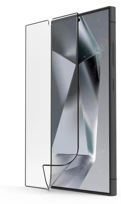 Produktbild von Hama Super Hybrid, Samsung, Galaxy S25 Ultra, Schlagfest, Kratzresistent, Splitterfrei, Stoßfest, Schwarz, Transparent, 1 Stück(e)