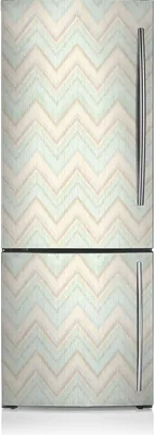 Produktbild von Kühlschrankmagne Kühlschrank Aufkleber Magnetfolie Dekoration 60x205 cm - Zickzack