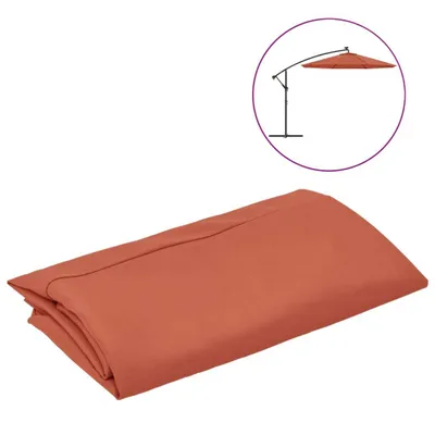 Produktbild von vidaXL Ersatzbezug für Ampelschirm Terracotta-Rot 350 cm