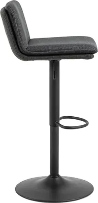 Image de Flynn tabouret de bar tissu gris.