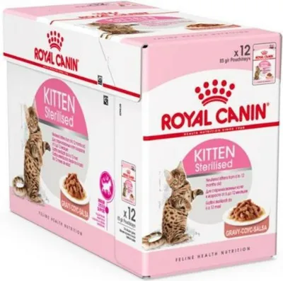Productafbeelding van Royal Canin Sterilised, saus, 12 porties van 85 gram