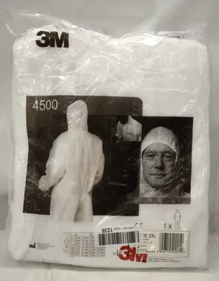 Produktbild von 3M 4500W2XL Schutzanzug 4500, Größe XX-Large, Weiß
