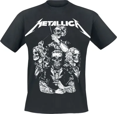 Produktbild von Metallica T-Shirt Herren S&M2 Skull Tux schwarz M