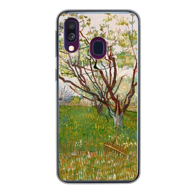 Produktbild von MuchoWow® Handyhülle Schutzhülle Hülle für Samsung Galaxy A40 Blühender Obstgarten - Vincent van Gogh Silikon Softcase Handy Hülle - Handy-Tasche