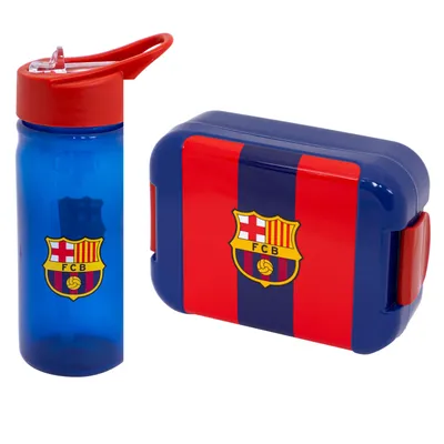 Produktbild von FC Barcelona Trinkflasche und Lunchbox -