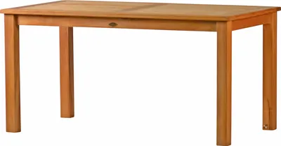 Produktbild von Teakholztisch Brighton 120 x 80 cm premium Gartentisch Holztisch aus Teak naturbelassener Teaktisch
