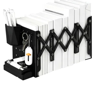 Image de Supports de livres extensibles en métal