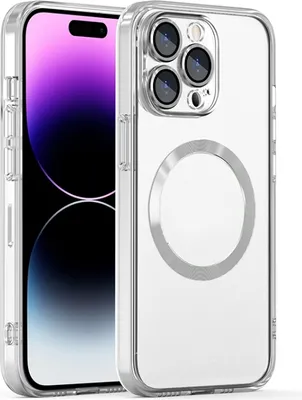 Produktbild von Für iPhone 14 Cat Eyes MagSafe Shockproof Schutzhülle für Telefon (weiß)