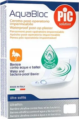 Produktbild von PIC AQUABLOC postoperatives Pflaster 10x8cm 5 Stück.