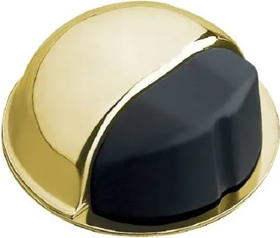 Produktbild von Selbstklebender Bodentürstopper diverse Ausführungen Türpuffer Türstopper aus Metall Türschutz Gold