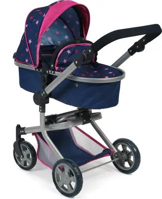 Produktbild von Kombi-Puppenwagen "MIKA" Sternchen marine