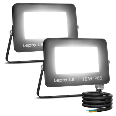 10W LED Außenstrahler 850LM IP65 5000K 2er-Set