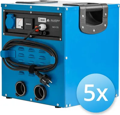 Produktbild von Seitenkanalverdichter S5 5er Set mit 50er Anschlussstutzen