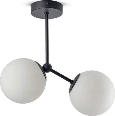Zdjęcie produktu dla Lampa Sufitowa Żyrandol Plafon Full Globe Glass 561-D2 G9 Białe kule LED