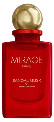 Produktbild von Sandal Musk No.1 – Extrait de Parfum Unisex (30% Duftöl), mit Pheromonen, langanhaltend & elegant, Sandelholz & Moschus, 50 ml + gratis Duftprobe