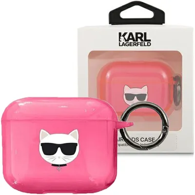 Produktbild von Karl Lagerfeld KLA3UCHFP AirPods 3 Abdeckung rosa Choupette