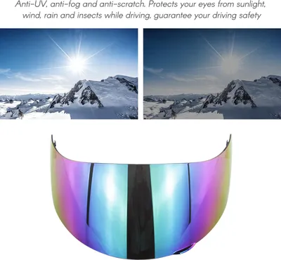 Productafbeelding van Windschermlens voor motorhelm, vervanging voor AGV K1, K3SV, K5 (volgelaatshelm)