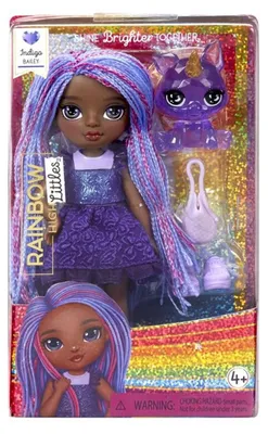 Produktbild von Rainbow High Littles Dolls- Indigo (Dk Purple), Modepuppe, Weiblich, 4 Jahr(e), Junge/Mädchen, 13,9 mm, Mehrfarbig