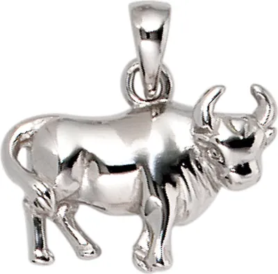 Produktbild von JOBO Anhänger Sternzeichen Stier 925 Sterling Silber rhodiniert