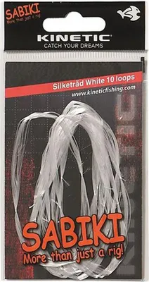 Produktbild von Kinetic Sabiki Seidenhaken Seidenschlaufe Hornhechtfäden Hornhechtschlaufe Weiss
