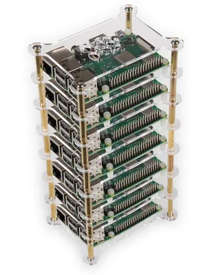 Obrázek produktu pro JOY-iT Tower - Hülle - Messing, Acryl - durchsichtig (RB-CASE+19)