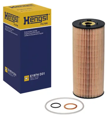 Produktbild von Ölfilter-Einsatz 193 mm HENGST FILTER passend für u.a. MAN F2000