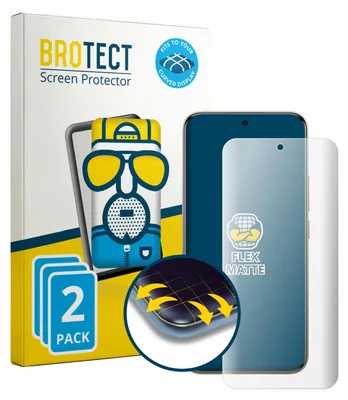Produktbild von 2x BROTECT Fullscreen Schutzfolie für Xiaomi Redmi Note 15 Pro Plus 5G Displayschutz Folie Fullcover Matt Entspiegelungsfolie