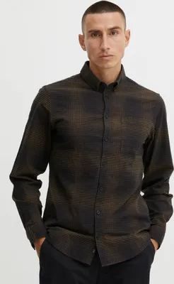 Produktbild von CASUAL FRIDAY Anton BD LS shadow checked shirt Herren Freizeithemd Hemd Button-Down-Kragen Baumwoll-Elasthan Mischung