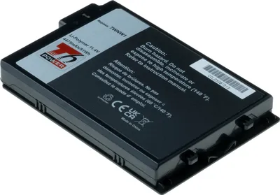 Produktbild von T6 Power Akku für Dell Laptop, Teilenummer 451-BCHV, Li-Ion, 11,4 V, 4475 mAh (51 Wh), schwarz