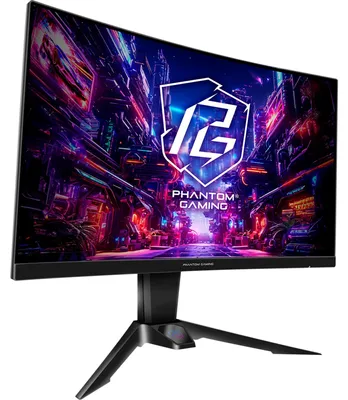 Immagine prodotto di AS-Rock 90LXA0E0-A0E1A0V ASRock 68,5cm PG27QRT2A 16:9 HDMI/DP curved 180Hz QHD