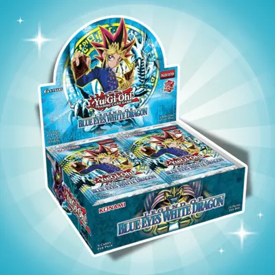 Produktbild von Yu-Gi-Oh! Legend of Blue-Eyes White Dragon 25th Anniversary Edition Booster Display – Englisch