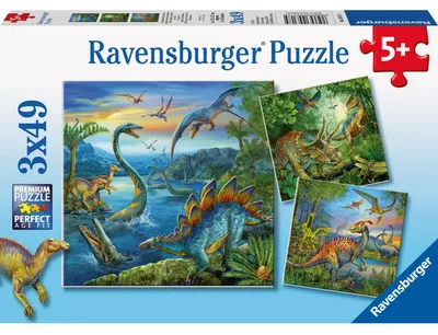 Zdjęcie produktu dla Ravensburger 09317, 49 szt., Dinozaury, 5 lat(a)